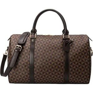 New Men's Travel Duffel Bag Leather